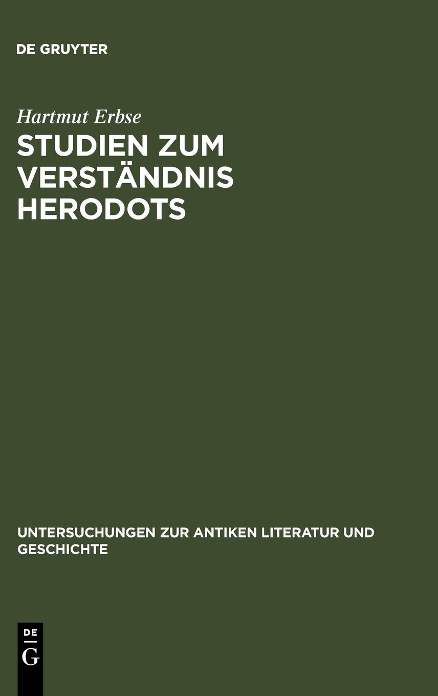 Studien zum Verständnis Herodots