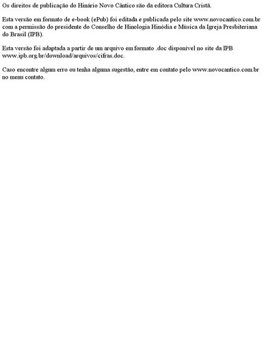 Hinário Novo Cântico