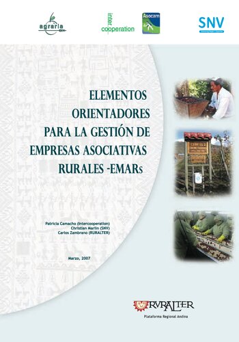 Elementos orientadores para la gestión de empresas asociativas rurales (EMARs)