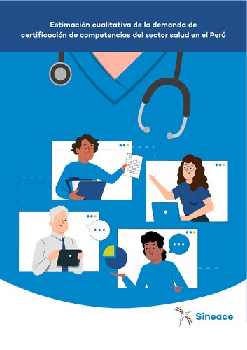 Estimación cualitativa de la demanda de certificación de competencias del sector salud en el Perú