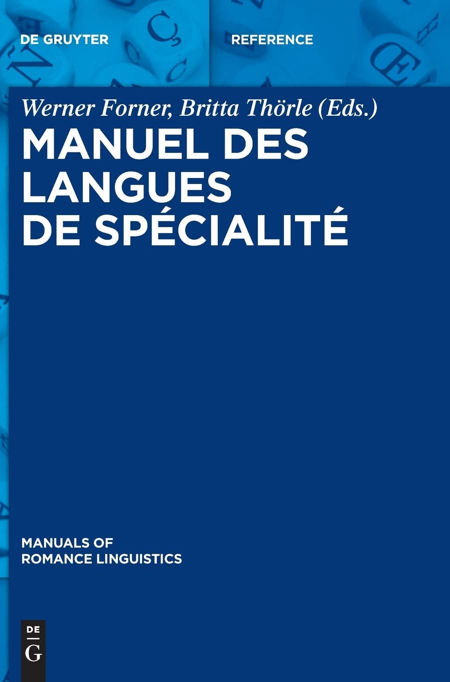 Manuel des langues de spécialité