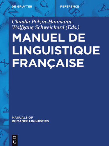 Manuel de linguistique française