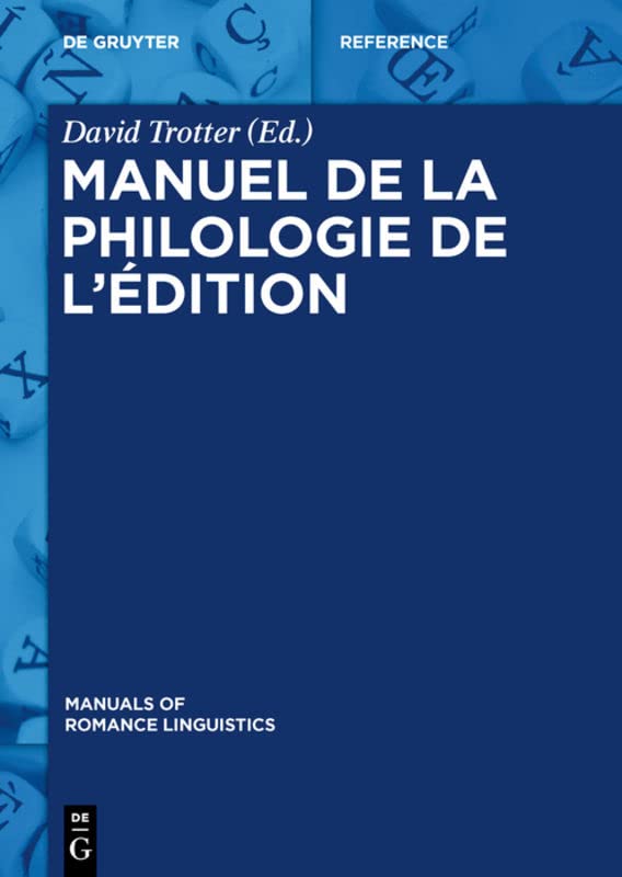 Manuel de la philologie de l'édition