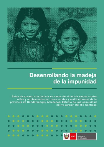 Desenrollando la madeja de la impunidad. Rutas de acceso a la justicia en casos de violencia sexual contra niñas y adolescentes en zonas rurales y multiculturales de la provincia de Condorcanqui, Amazonas. Estudio de una comunidad nativa awajun del Río Santiago