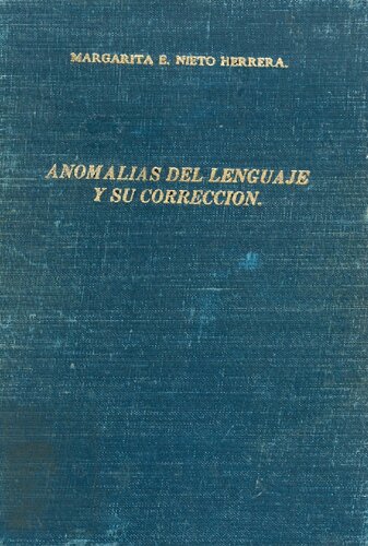 Anomalías del lenguaje y su corrección