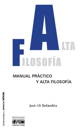 Manual práctico y alta filosofía