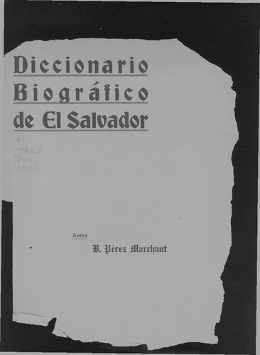 Diccionario biográfico de El Salvador
