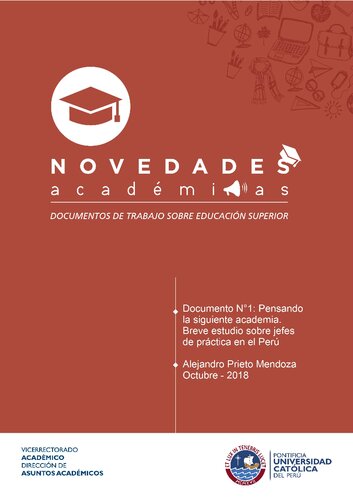 Pensando la siguiente academia. Breve estudio sobre jefes de práctica en el Perú