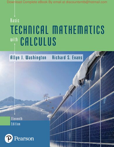 Basic Technical Mathematics with Calculus