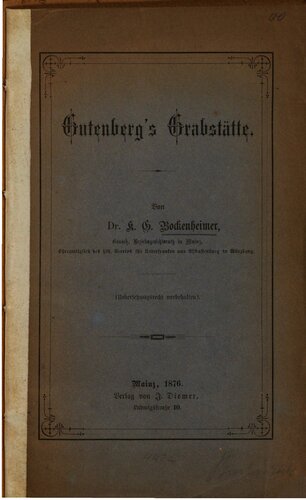 Gutenbergs Grabstätte