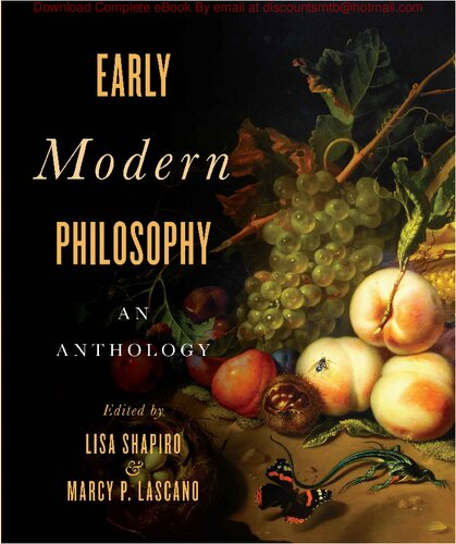 Early Modern Philosophy An Anthology