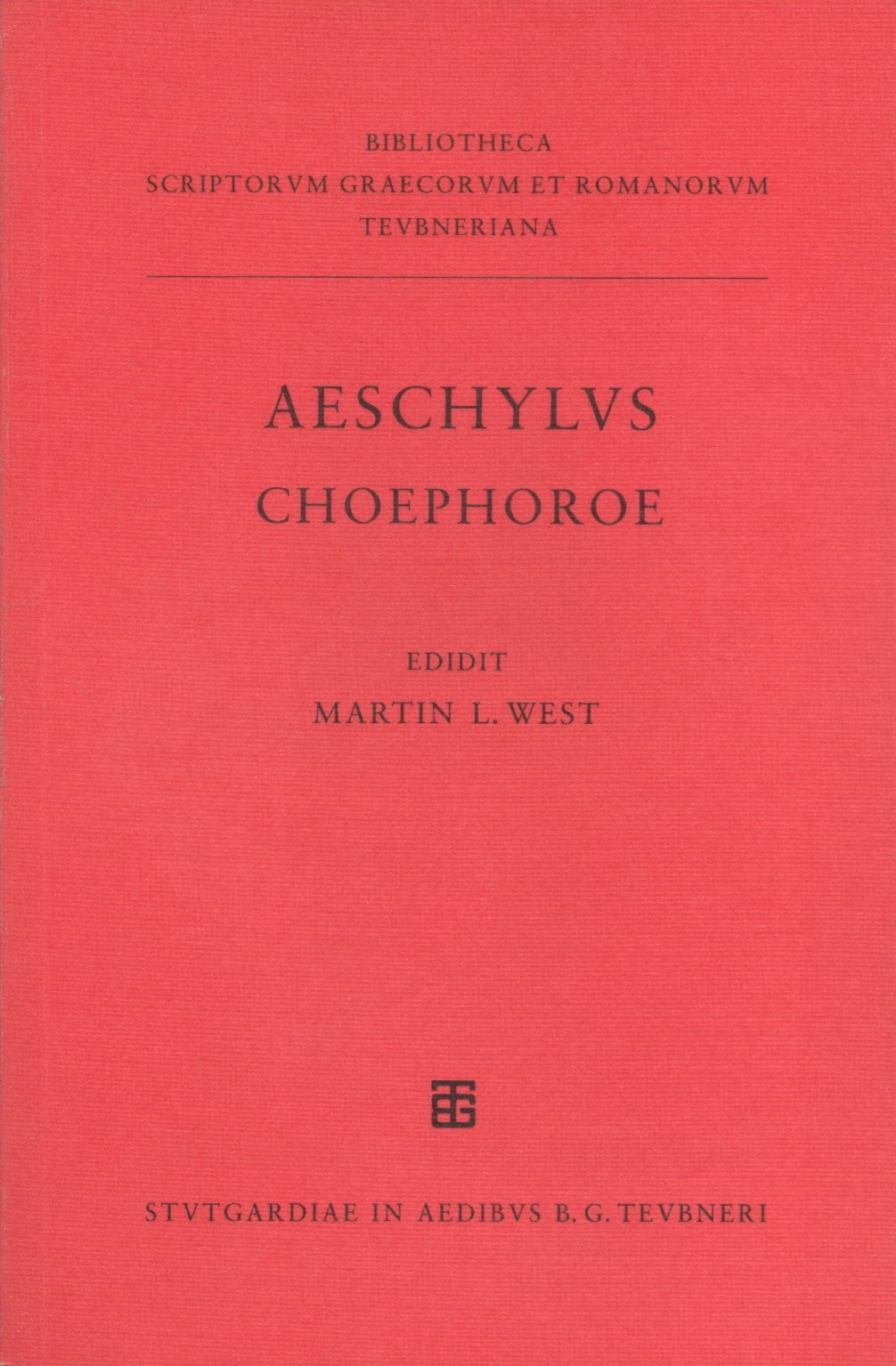 Aeschyli Choephoroe