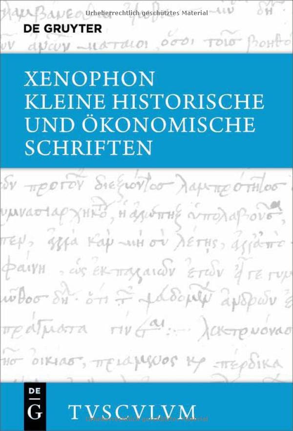 Kleine historische und ökonomische Schriften: Griechisch - deutsch