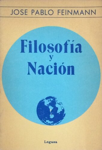 Filosofía y Nación