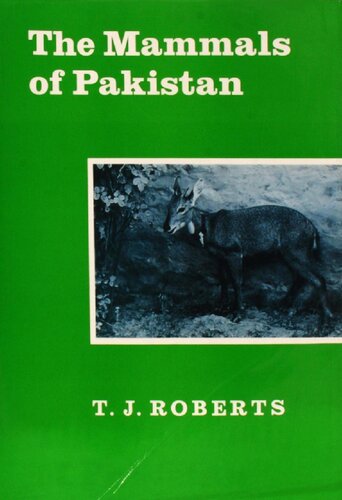 The Mammals of Pakistan