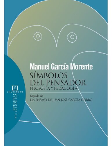 Símbolos del pensador. Filosofía y pedagogía