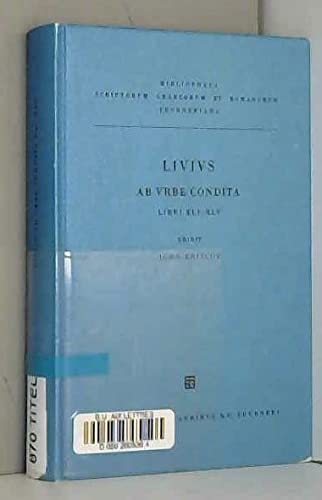 Livi, Titi, ab urbe condita: Libri XLI-XLV