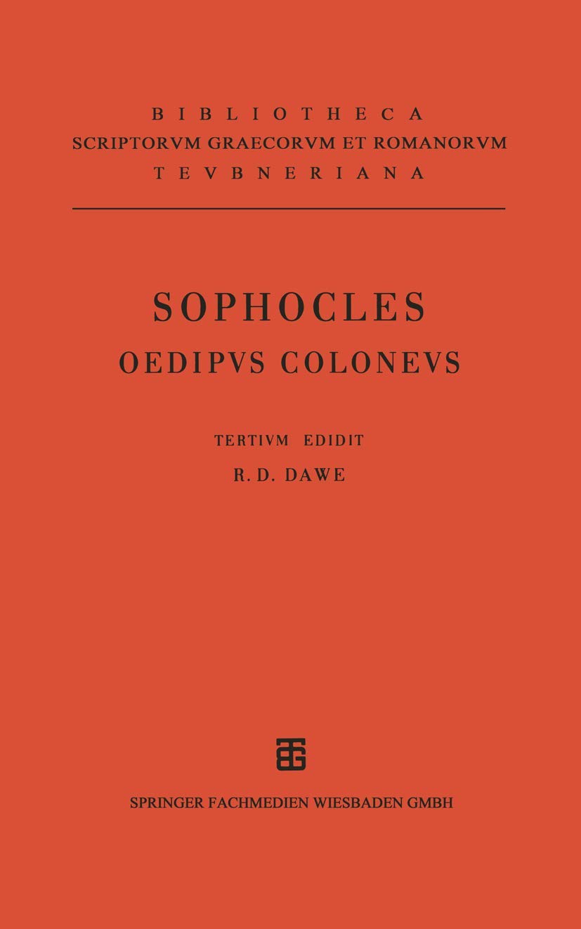 Sophoclis: Oedipvs Colonevs