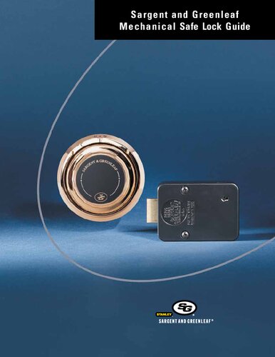 Sargent & Greenleaf Mechanical Locks Guide