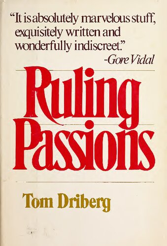 Ruling Passions: Autobiography