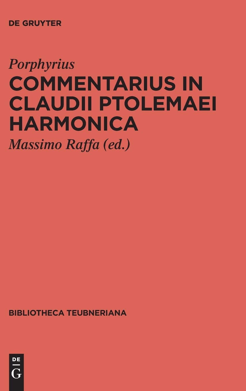 Commentarius in Claudii Ptolemaei Harmonica