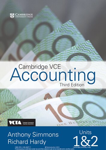 Cambridge VCE Accounting Units 1&2