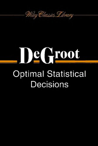 Optimal statistical decisions