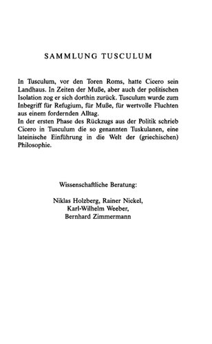 Annalen: Lateinisch-Deutsch. Vorwort: Fuhrmann, Manfred