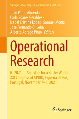 Operational Research: IO 2021―Analytics for a Better World. XXI Congress of APDIO, Figueira da Foz, Portugal, November 7–8, 2021