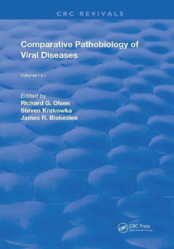Comparitive Pathobiology of Viral Diseases, 2-Volume Set