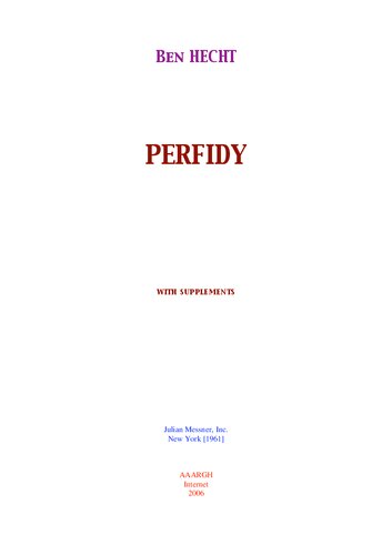 Perfidy