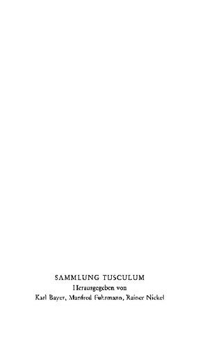 C. Plinius Secundus d. Ä. Naturkunde Buch XVIII Botanik: Ackerbau Lateinisch - deutsch