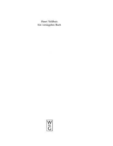 Ein versiegeltes Buch: Der Naturbegriff in der Theologie J. G. Hamanns (1730-1788)