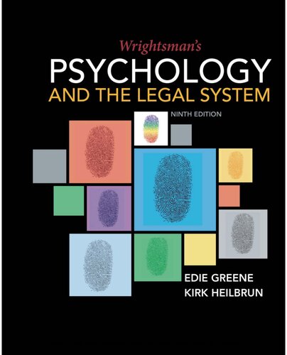 Wrightsman's Psychology and the Legal System