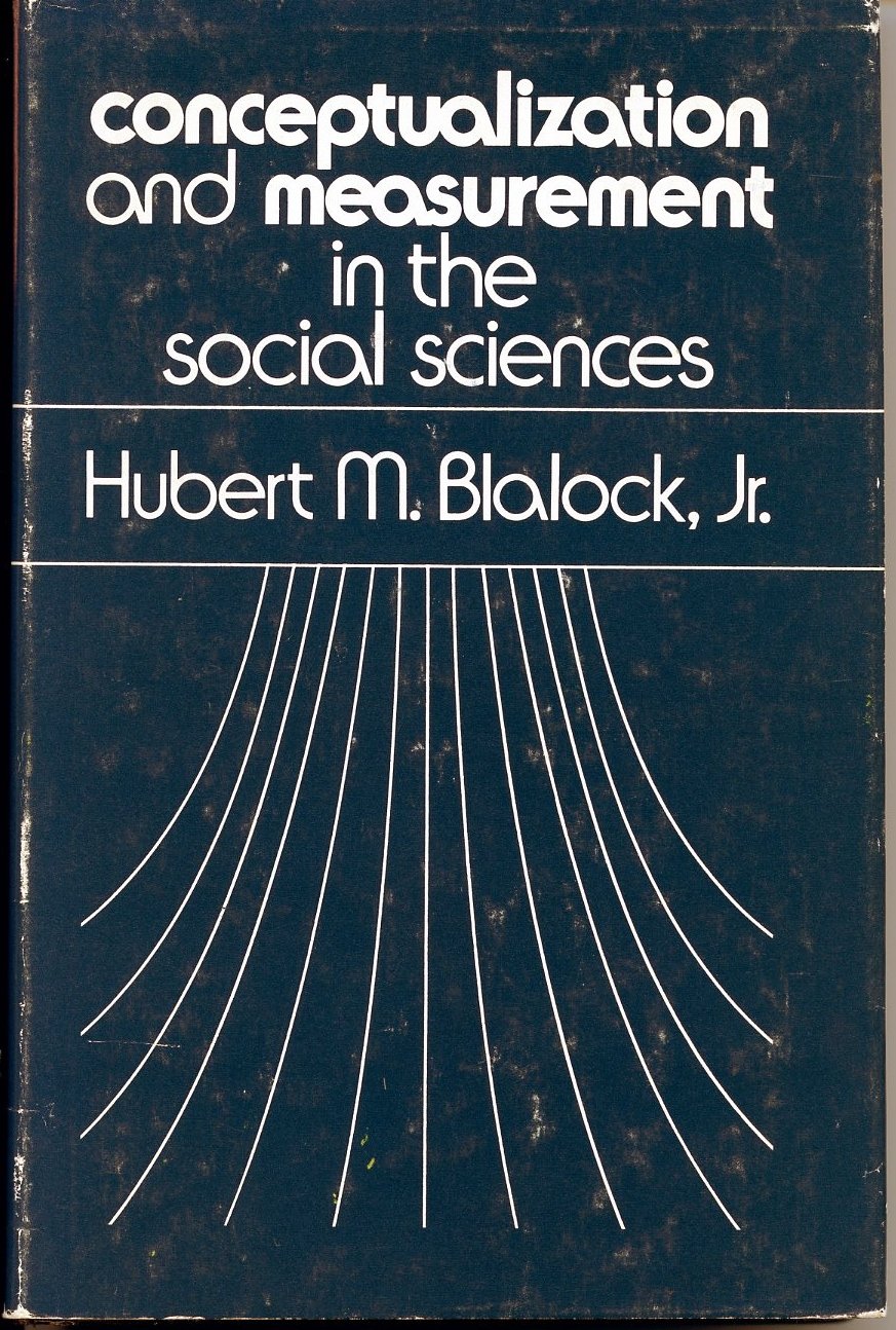 Conceptualization and Measurement in the Social Sciences