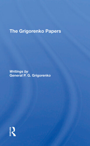 The Grigorenko Papers