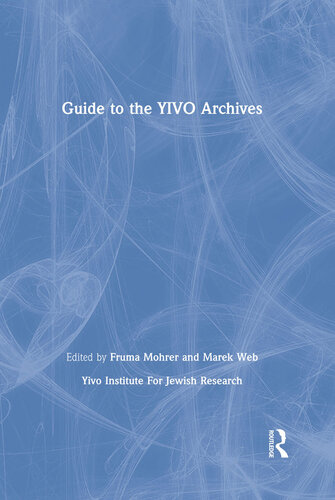 Guide to the YIVO Archives