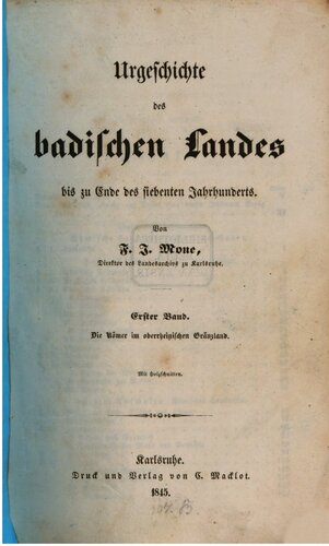 Die Römer im oberrheinischen Grenzland