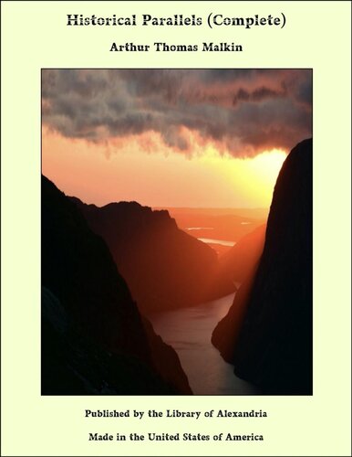 Historical Parallels, vol. 3 (of 3)