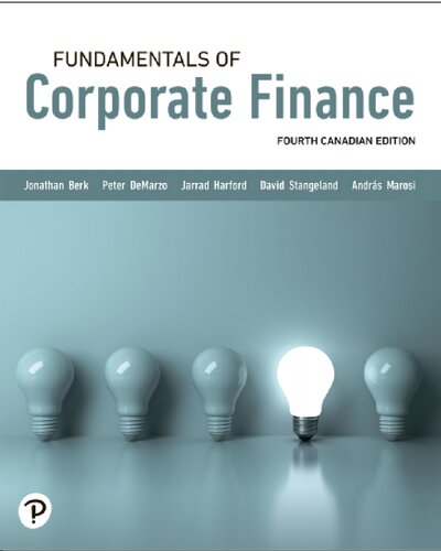 Fundamentals of Corporate Finance,