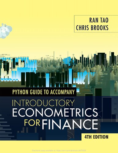 Python Guide to Accompany Introductory Econometrics for Finance