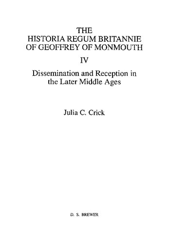 Dissemination and Reception in the Later Middle Ages