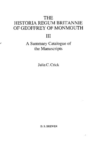 The Summary Catalogue of the Manuscripts