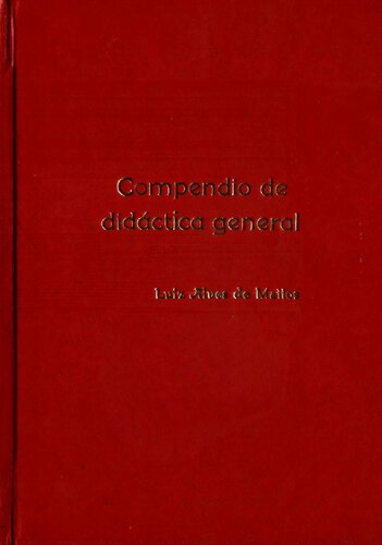 Compendio de didáctica general