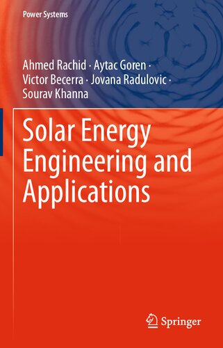 Solar Energy Engineering and Applications