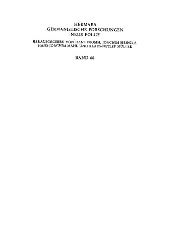 Tannhäusers heimliche Trauer: Über die Bedingungen von Rationalität und Subjektivität im Mittelalter