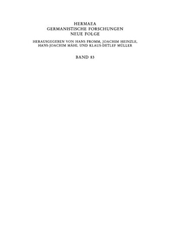 Das Straßburger Eulenspiegelbuch: Studien zu entstehungsgeschichtlichen Voraussetzungen der ältesten Drucküberlieferung