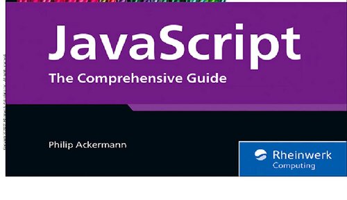 JavaScript: The Comprehensive Guide to Learning Professional JavaScript Programming