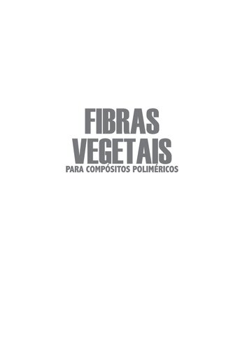 Fibras Vegetais Para Compósitos Poliméricos