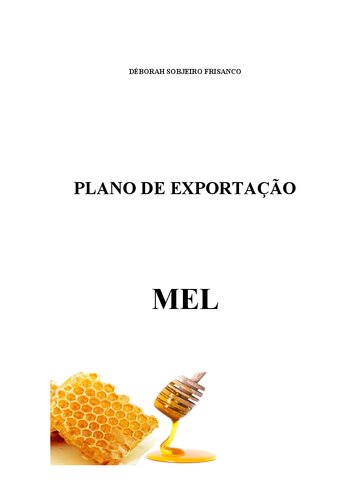Plano de Exportação - Mel